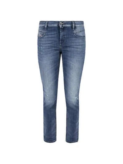 Diesel Denim Trousers In Blue