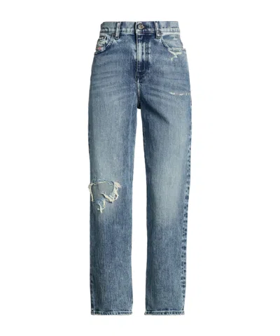 Diesel Denim Trousers In Blue