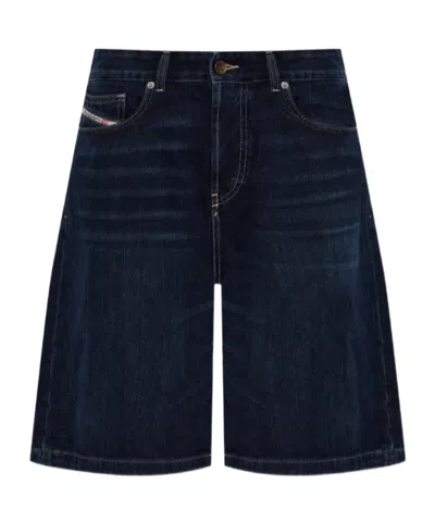 Diesel De-sire-short Denim Shorts In Blue