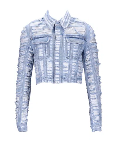 Diesel De-slimmy-fsc Jacket In Blue
