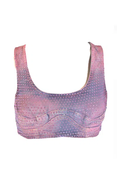 Diesel De-toppy Denim Top In Multi