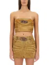 Diesel De-villess-fsf Top In Brown