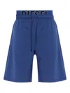 Diesel Devin-d-pop Track Shorts In Blue