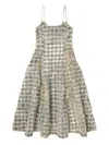 Diesel Sleeveless A-line Dress Spaghetti Straps In Multi