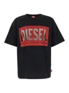 Diesel Logo T-shirt With In Black