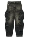 Diesel Dfish Jeans In Black