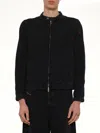 Diesel D-glory Snap-button Denim Jacket In Black