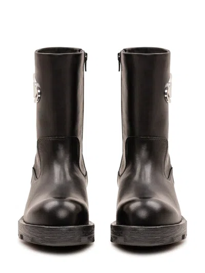 Diesel D-hammer Biker Boot In Multi
