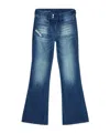 Diesel D-hush Flared Jeans In Blue