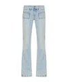 Diesel D-hush Patch-pocket Jeans In Blue