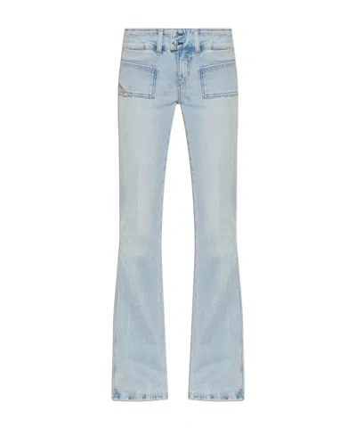 DIESEL D-HUSH PATCH-POCKET JEANS