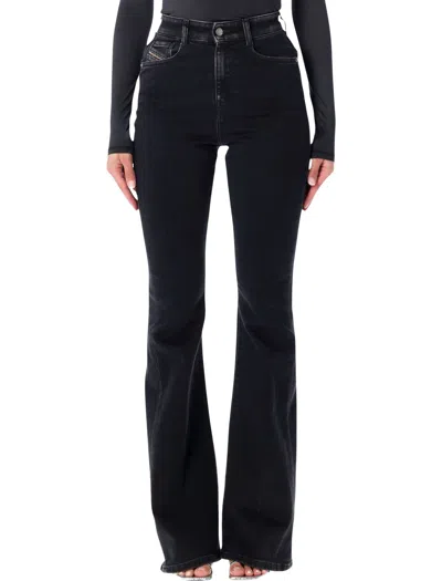 Diesel 1973 D-partt Bootcut Jeans In Black