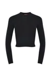 Diesel M-areesa Logo-plaque Jumper In Black