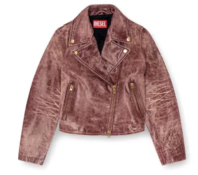Diesel Brown Cotton Jacket