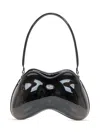 Diesel Double-d Bag In Black Patent Leather In Black