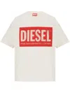 Diesel Logo T-shirt With In Neutrals