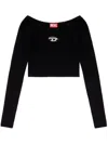 Diesel T-shirt M-vera-ls In Black