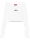 Diesel Women `m-vera-ls` Off-the-shoulder Top In White