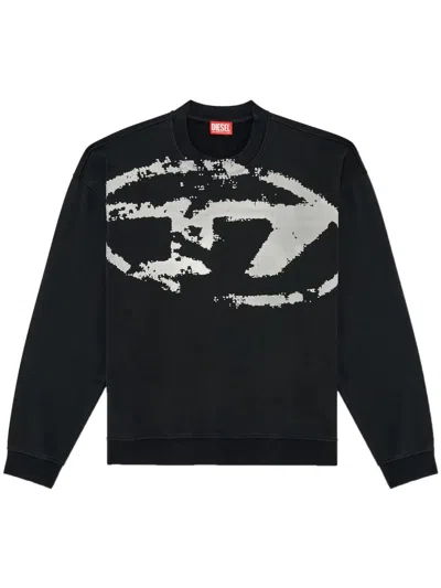 Diesel S-boxt-n5 Sweatshirt In Black