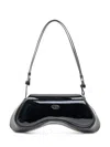 Diesel Play-crossbody Bag In Semi Gloss Leather In Black
