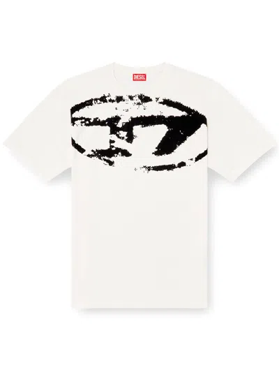 Diesel Short-sleeved T-shirt In White