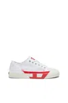Diesel Dirty-effect Canvas Sneakers In Multicolor