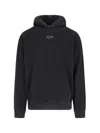 Diesel Hooded Sweatshirt Kangaroo Pockets In Black