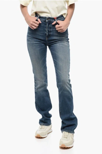 Diesel Distressed D-escription Denims L.32 In Blue