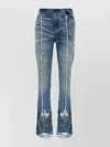 Diesel Bootcut Jeans D-ginna Blue Washed Effect
