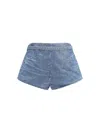 Diesel Distressed Denim Denim Shorts In Multi