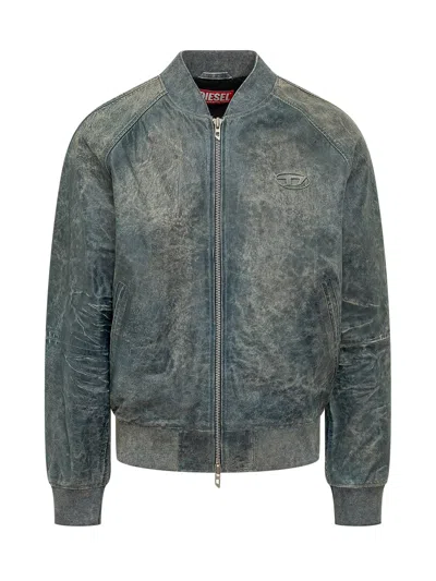Diesel Distressed Denim Jacket - Size L