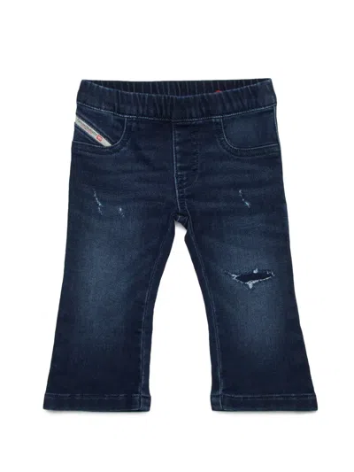 Diesel Babies' Distressed Denim Jeans In Blue
