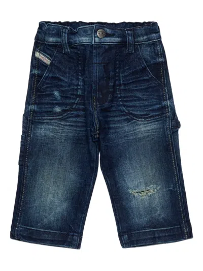 Diesel Babies' Distressed-effect Jeans In Blue