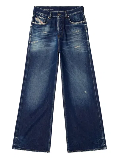 Diesel Distressed-effect Jeans In Blue