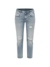 Diesel Distressed Jeans In Blue