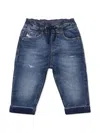 Diesel Distressed Jeans In Blue