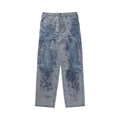 Pre-owned Diesel Distressed Loose Jeans 'blue' | Men's Size 32