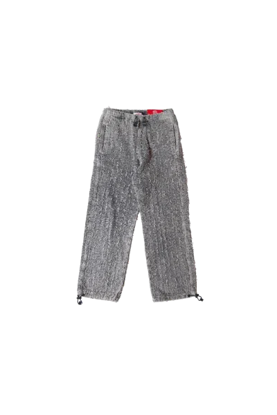 Diesel Distressed Loose Jeans Grey In Gray