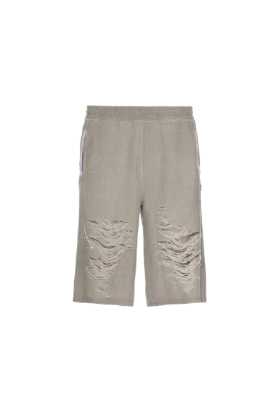 DIESEL DIESEL DISTRESSED SHORTS GREY