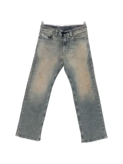 Diesel Kids' Distressed-effect Jeans In Gray