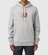 Diesel Disturb Hoodie In Melange Grey In Grey