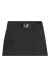 Diesel ® Dixy Logo Inset Miniskirt