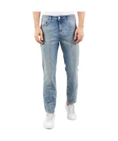 Diesel D-joy Straight-leg Jeans In Gray