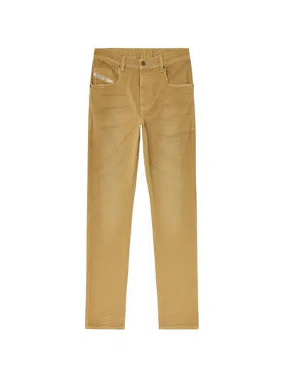 Diesel D-krooley-bw Joggjeans Tapered Jeans In Brown