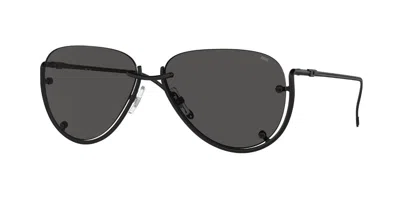 Diesel Dl1003 104/87 Occhiali Da Sole Gunmetal Per Uomo In Gray