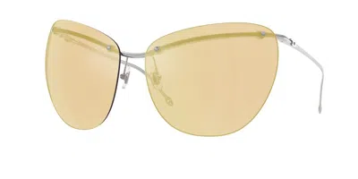 Diesel Dl1007 103/5a Occhiali Da Sole Argentati Per Uomo In Gold