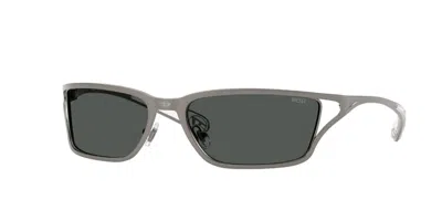 Diesel Dl1015 100987 Occhiali Da Sole Gunmetal Per Uomo In Gray
