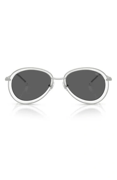 Diesel ® Dl1016 54mm Oval Sunglasses In Gray