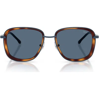Diesel ® Dl1017 52mm Square Sunglasses In Blue