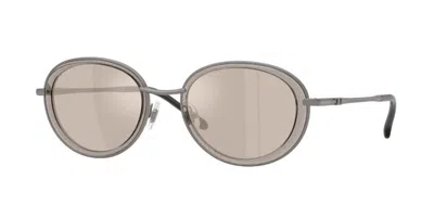 Diesel Dl1018 10096g Occhiali Da Sole Grigi Per Uomo In Metallic